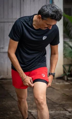 Mens Running | Shorts | 5 inch | Fire