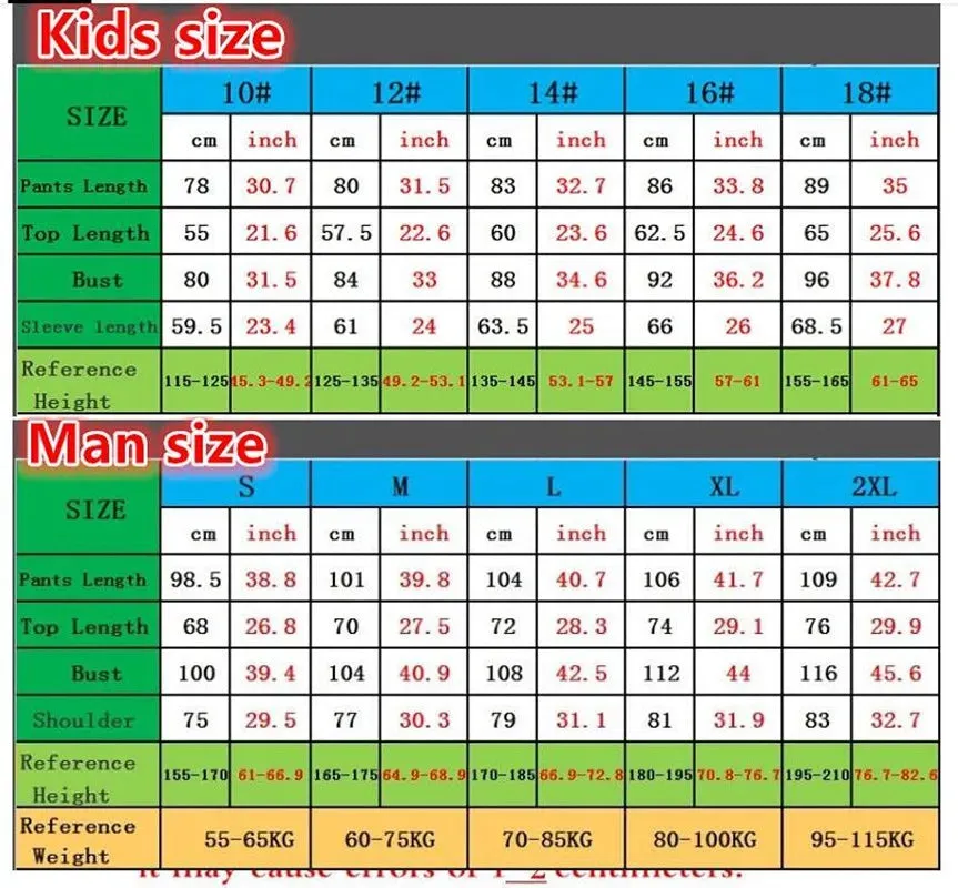 Mens Sportswear Jerseys, Football Training Clothing, Suit T-Shirts, Tops and Pants