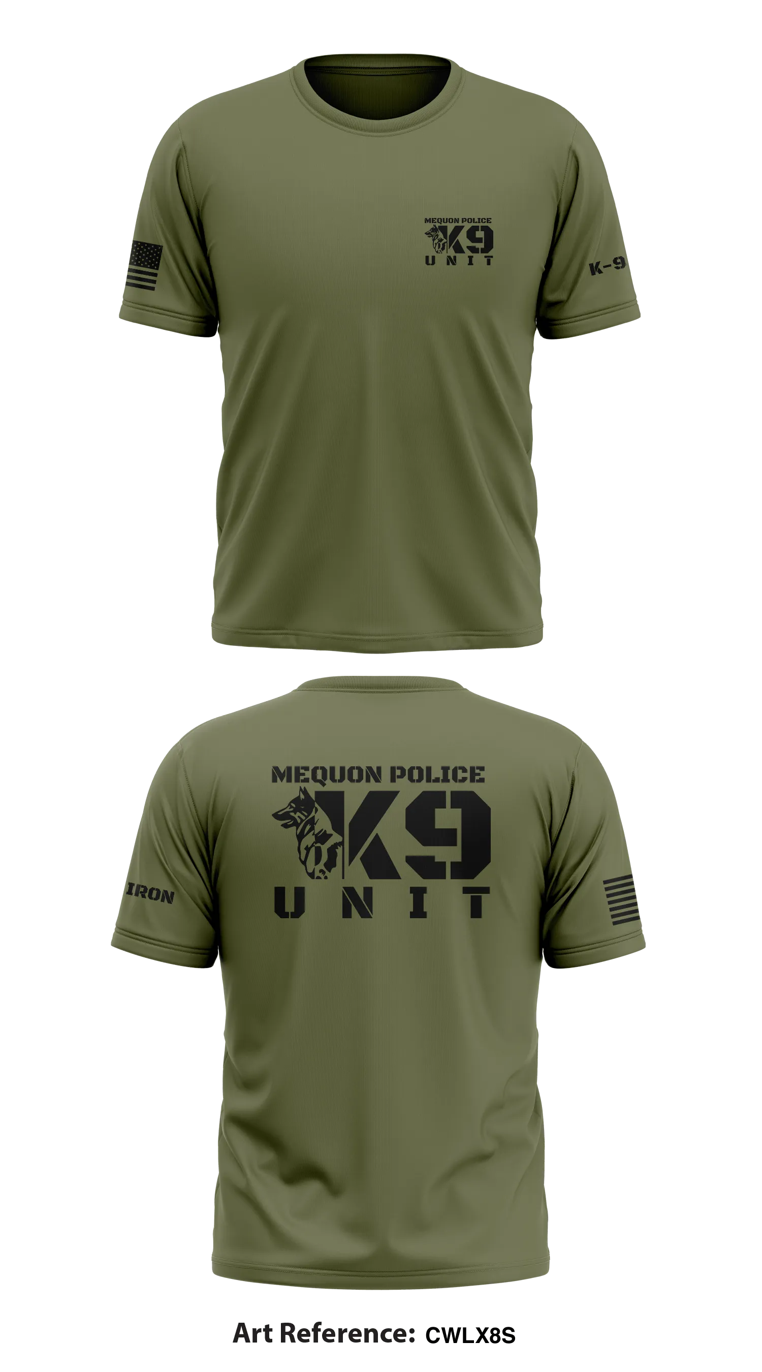 Mequon PD K-9 Store 1 Core Men's SS Performance Tee - cwLX8s