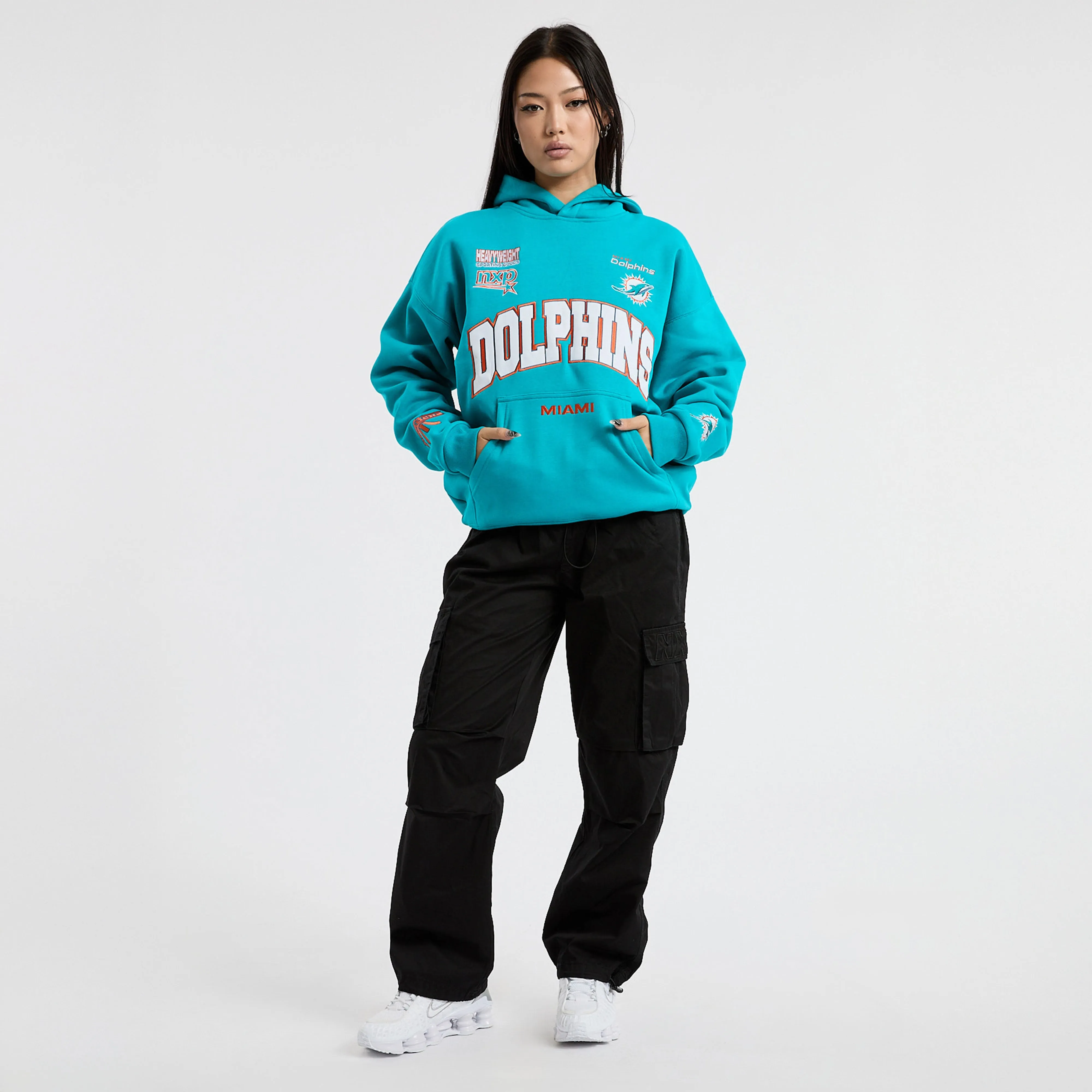 Miami Dolphins Stadium Hoodie Aqua
