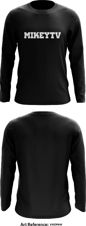 MikeyTV Store 1 Core Men's LS Performance Tee - XWZrwW
