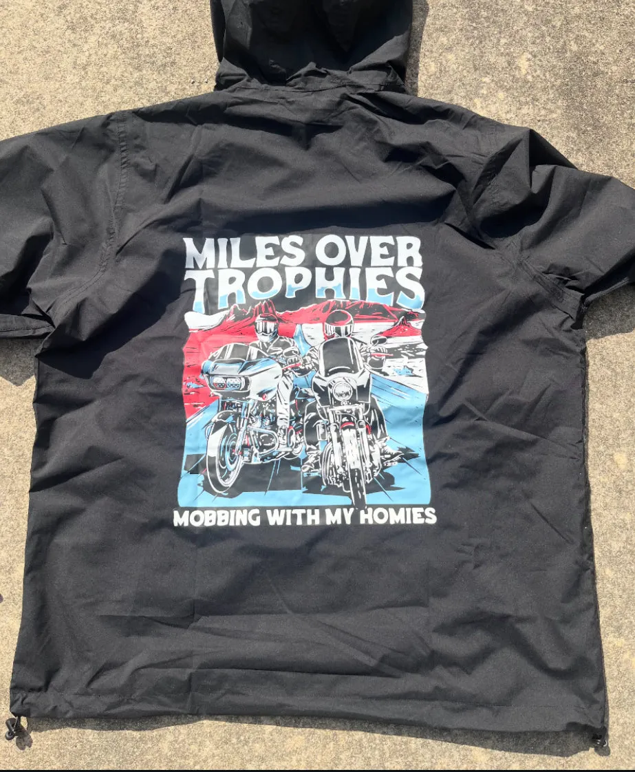 Miles over Trophies windbreaker