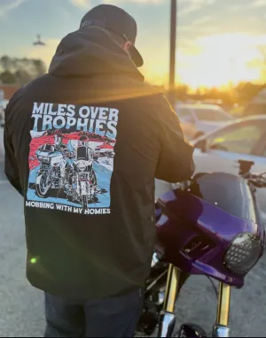 Miles over Trophies windbreaker