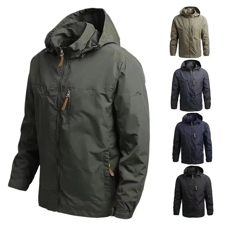 Military Field Outerwear Mens Tactical Waterproof Hoodie Hunting Army Jacket