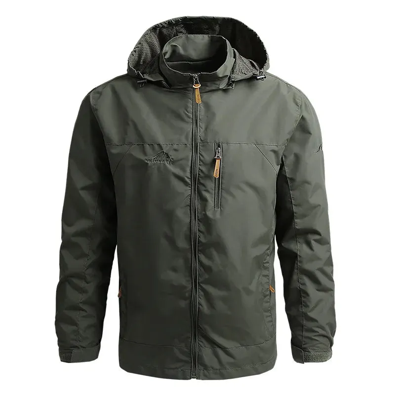 Military Field Outerwear Mens Tactical Waterproof Hoodie Hunting Army Jacket