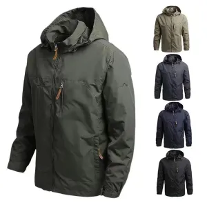 Military Field Outerwear Mens Tactical Waterproof Hoodie Hunting Army Jacket