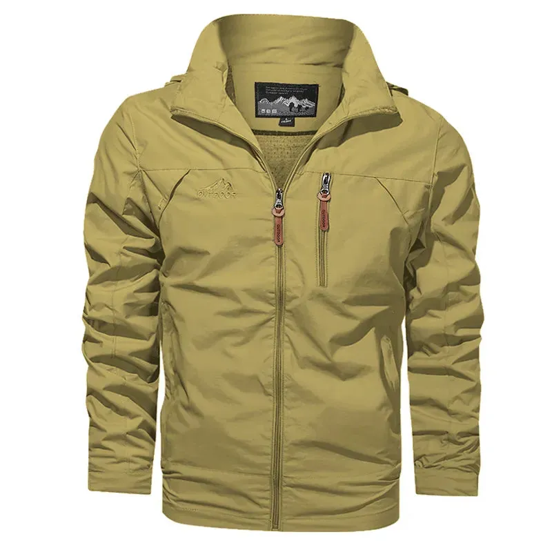 Military Field Outerwear Mens Tactical Waterproof Hoodie Hunting Army Jacket