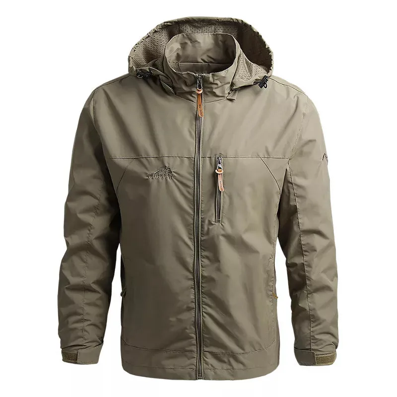 Military Field Outerwear Mens Tactical Waterproof Hoodie Hunting Army Jacket