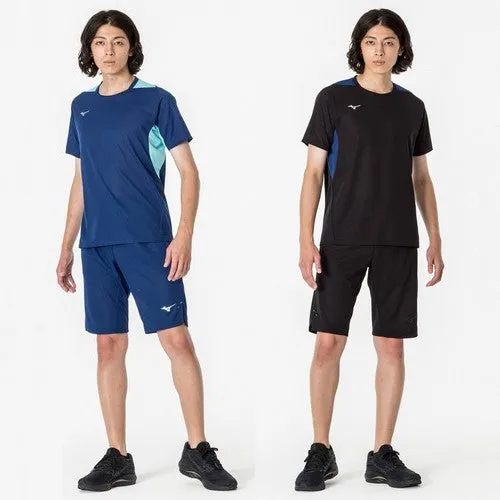 Mizuno T-shirt, plastic shirt, short sleeve top, MIZUNO sportswear, men's
