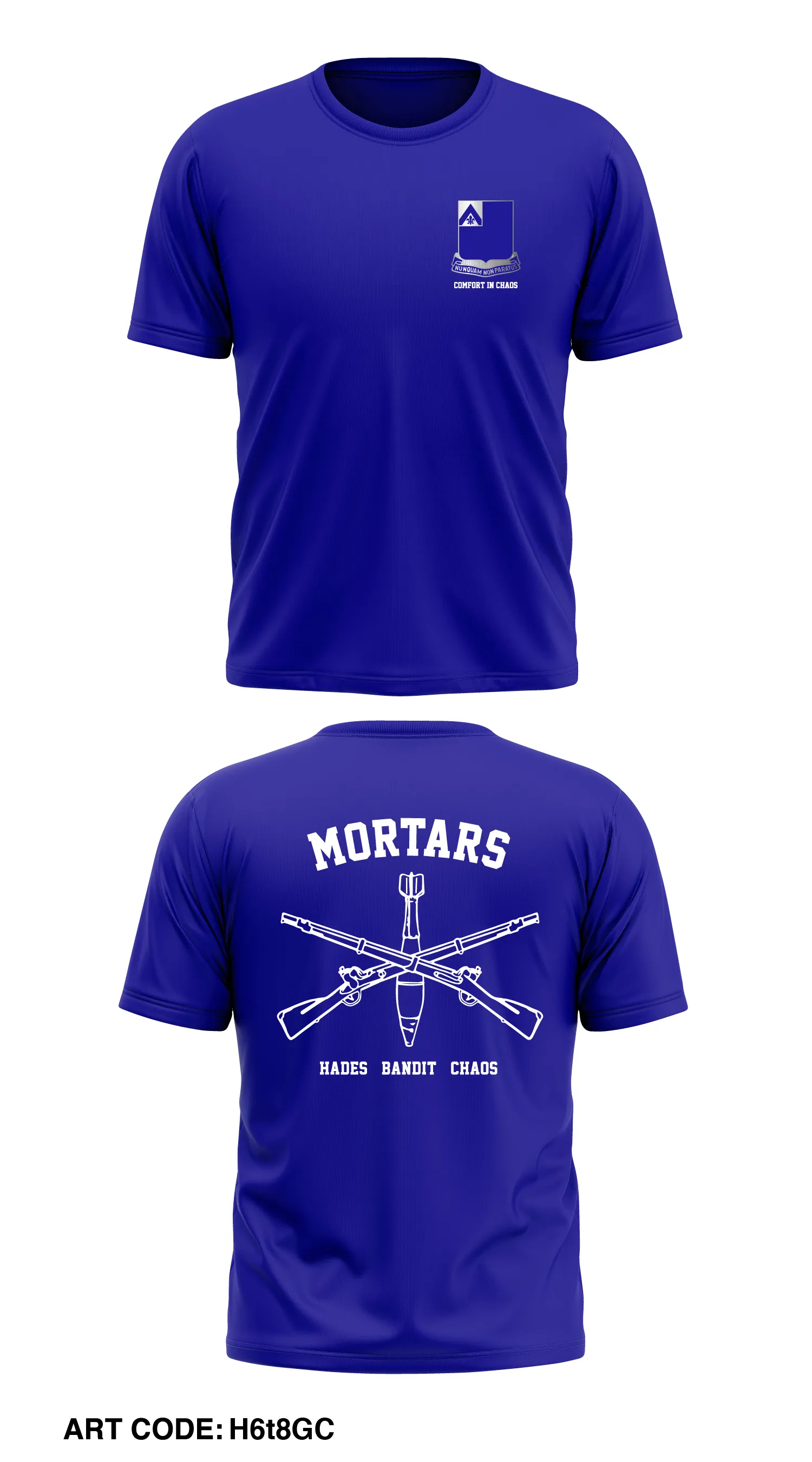 Mortars, 1-185 IN Core Men's SS Performance Tee - H6t8GC