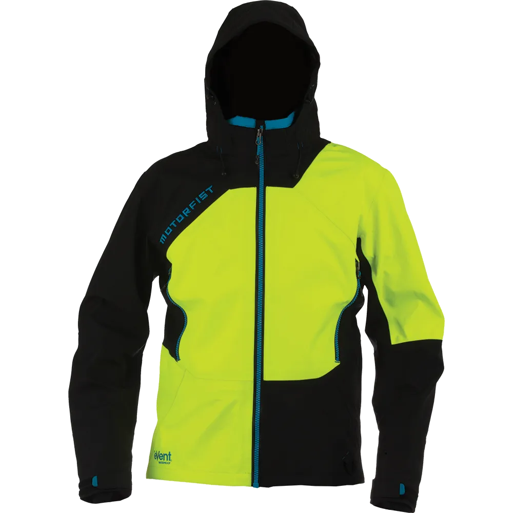 Motorfist Freeride Mens Snow Jacket Black / Hi-Viz