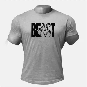 Muscle guys Brand Men's NO PAIN NO GAIN Gym T Shirts,Bodybuilding Fitness Workout Clothes Cotton T-Shirt