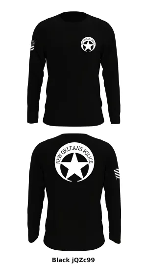 New Orleans Police Department  Store 1 Core Men's LS Performance Tee - jQZc99