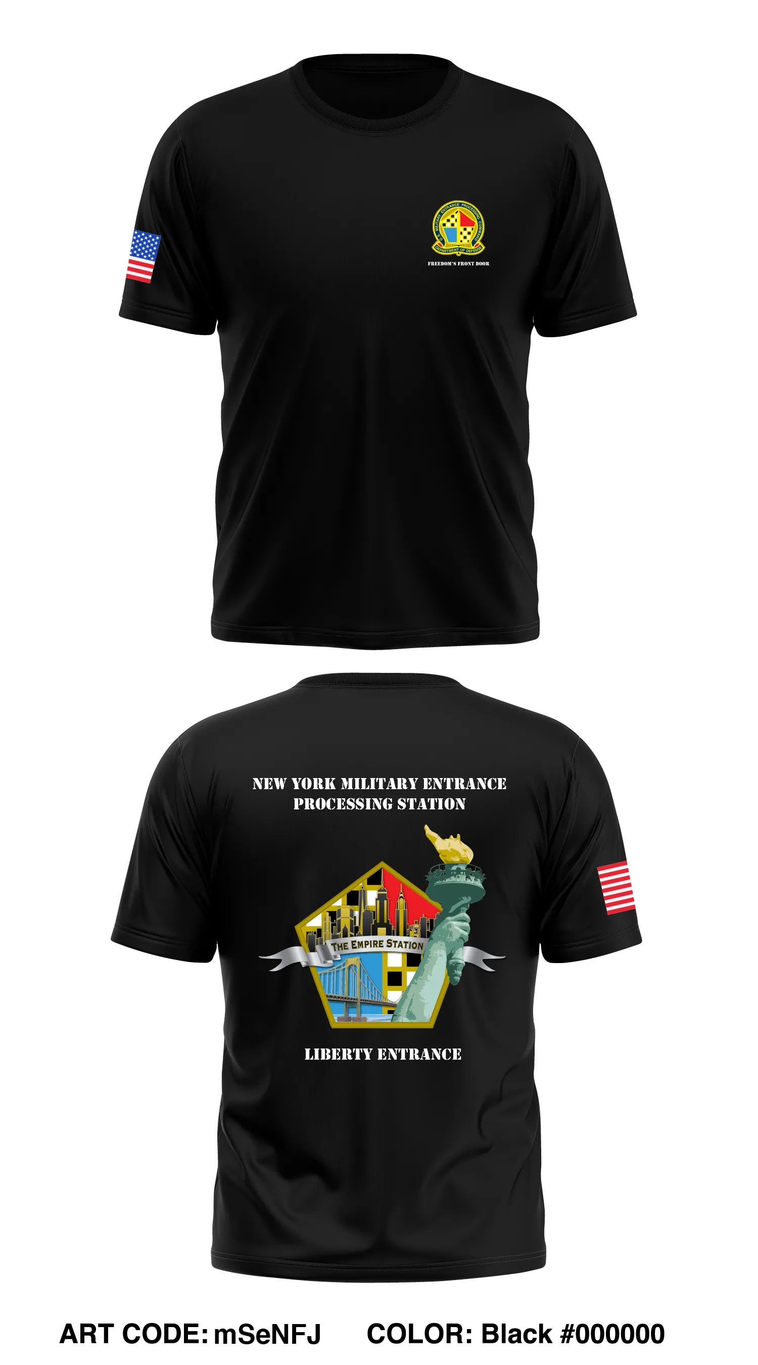 New York MEPS Store 1 Core Men's SS Performance Tee - mSeNFJ
