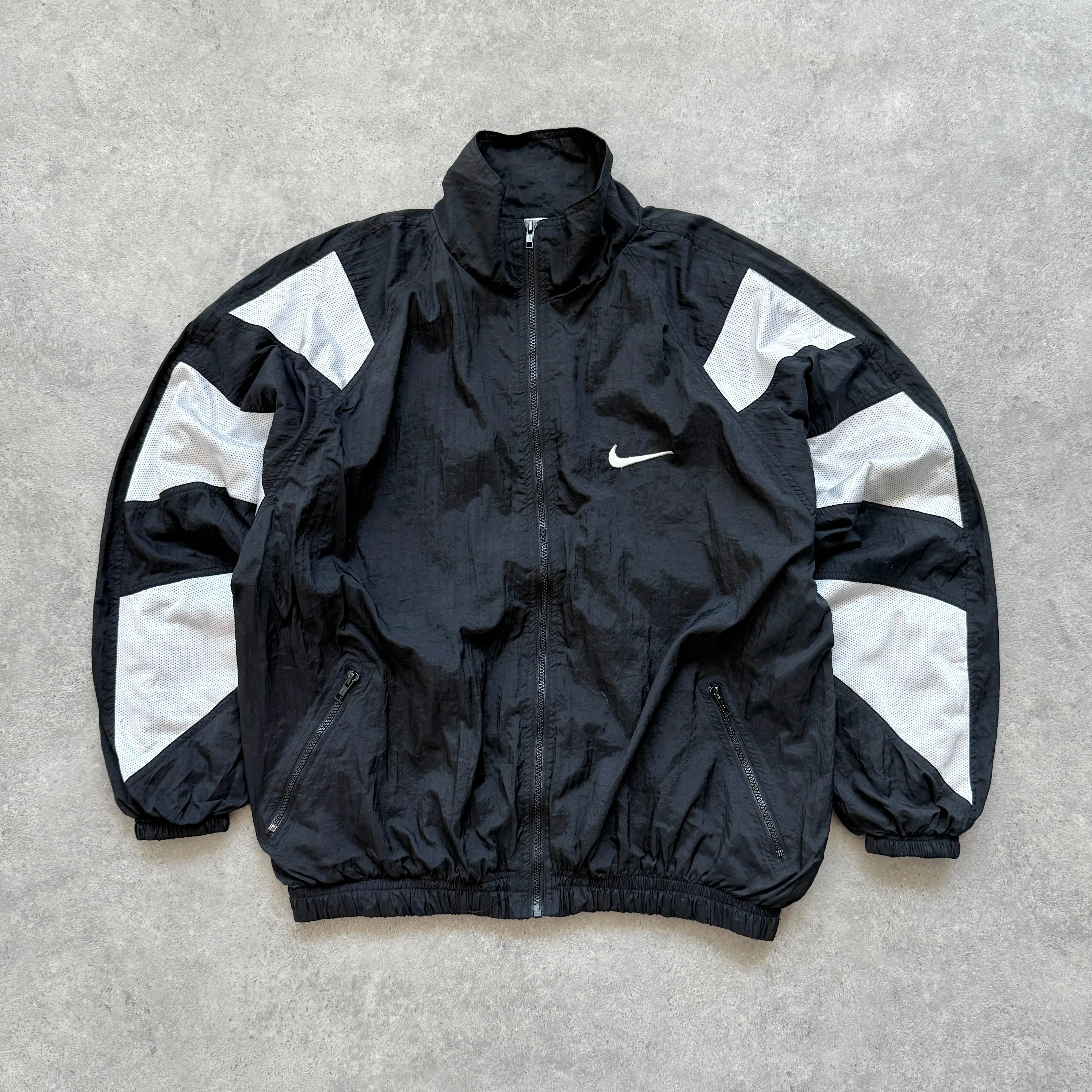 Nike 1990s lightweight two tone shell jacket (XL)