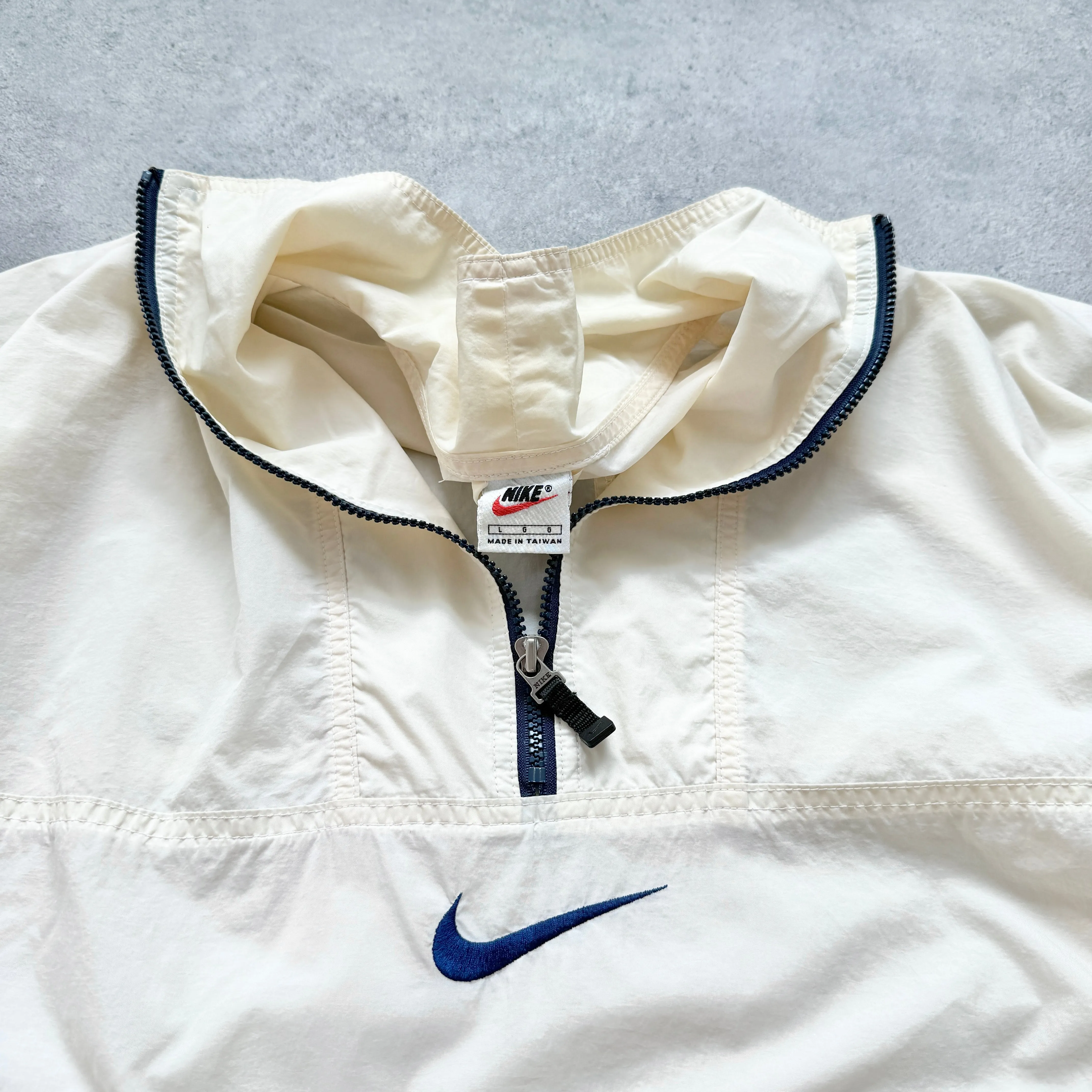 Nike Air 1990s 1/4 zip technical lightweight shell jacket (XL)