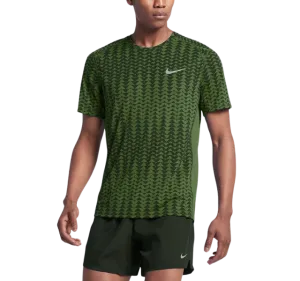 Nike Dri Fit High Noon Miler T-Shirt - Khaki (Old Season)