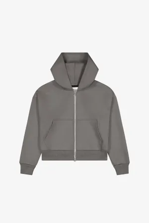 Nothing Zip Hoodie | Concrete