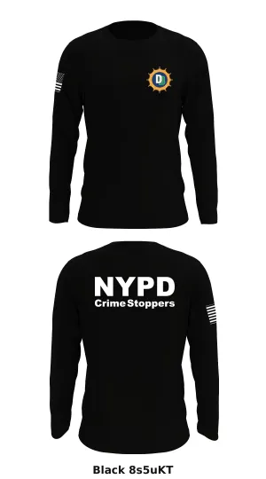 NYPDCrimeStoppers Store 1 Core Men's LS Performance Tee - 8s5uKT