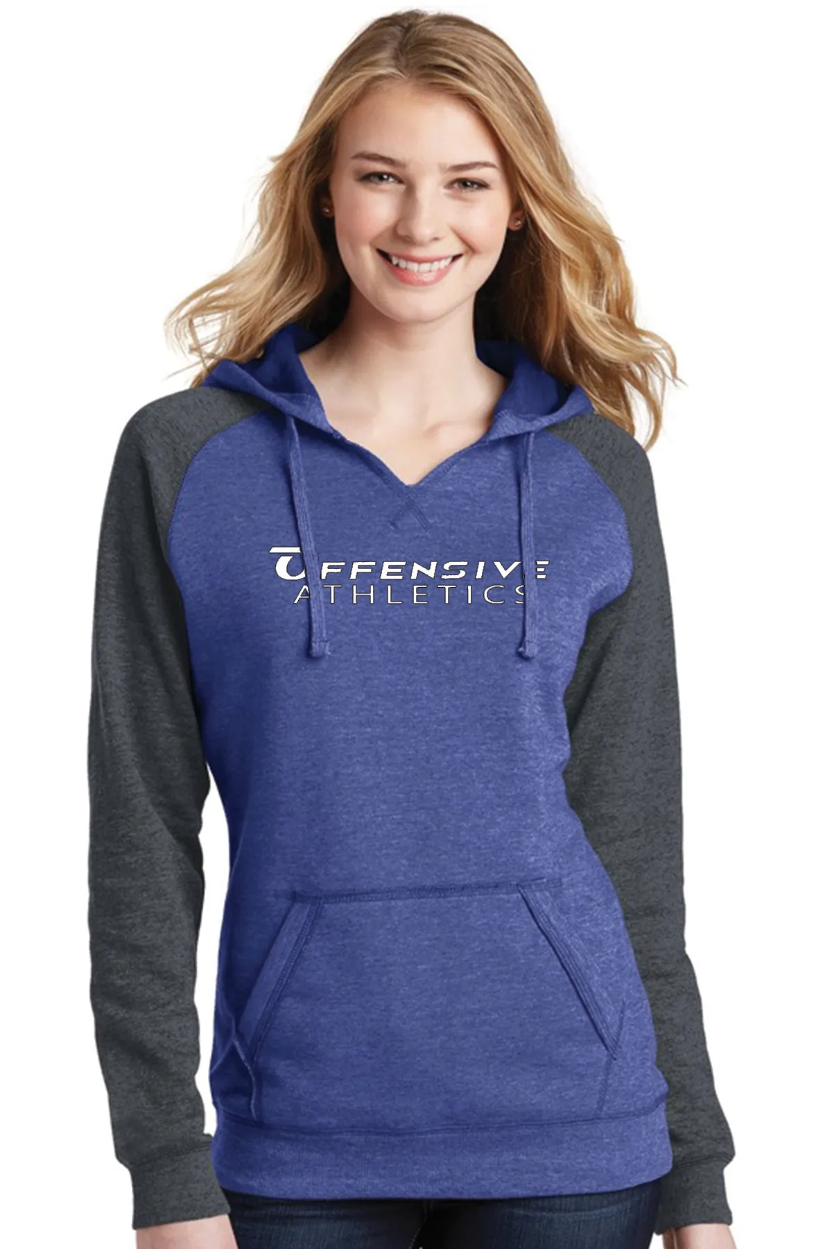 OA Women's Lightweight Fleece Raglan Hoodie