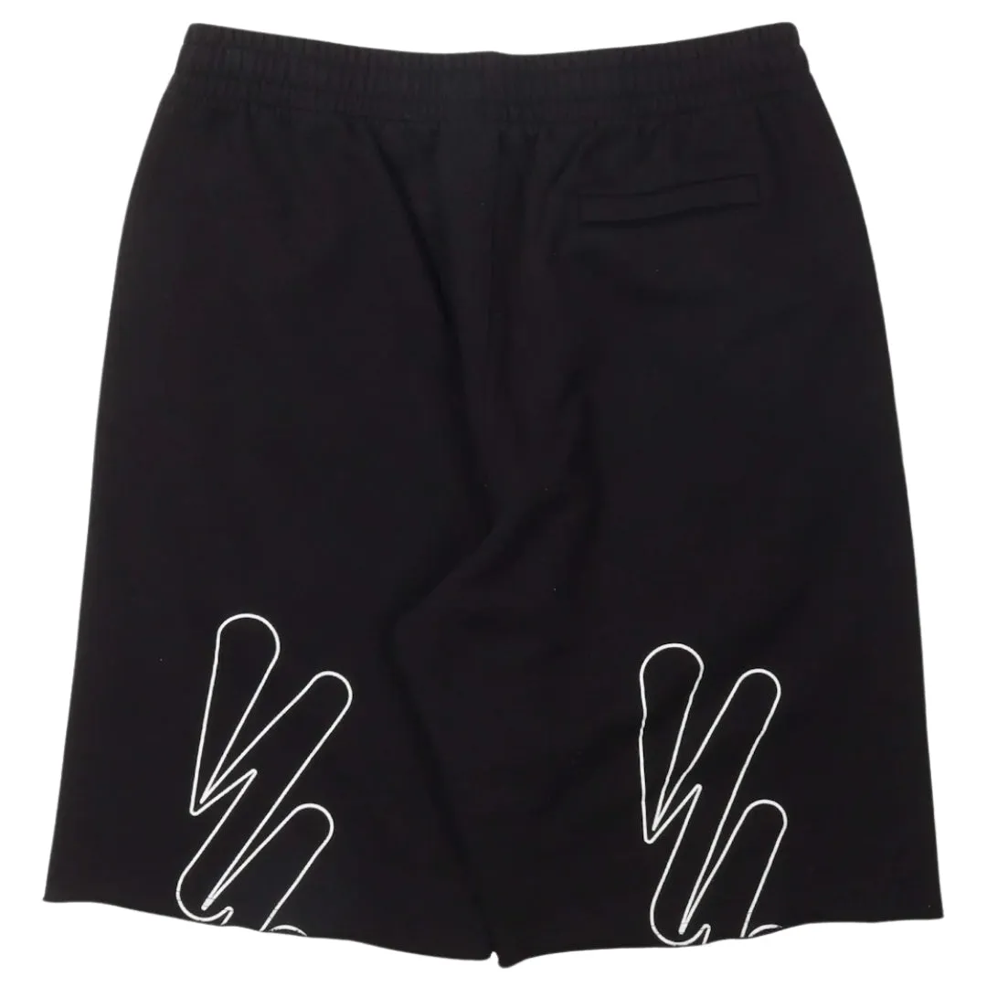Off-White Mens Shorts OMCI006F22FLE0061001 Black