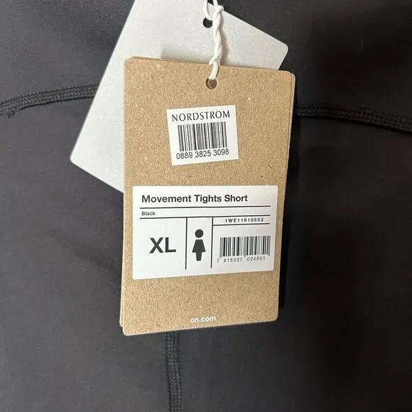 On Running Movement Tights Short NWT