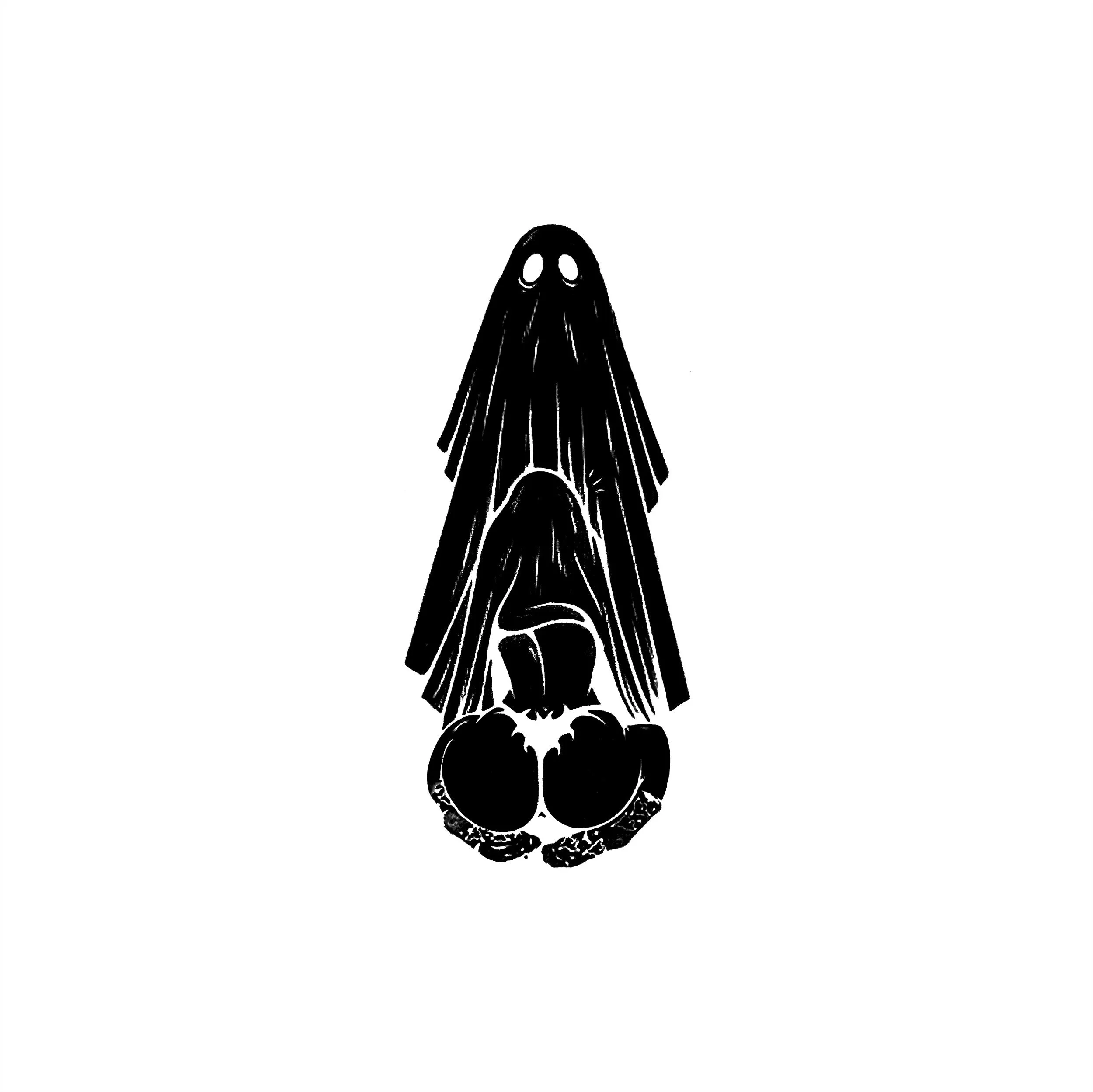 Oral Sex with Ghost Dirty Love Graphic Print Copper Compression Two In One Piece Running Tights Trousers Shorts