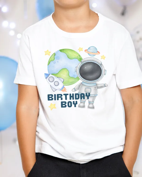Outer Space "Birthday Boy" T- Shirt