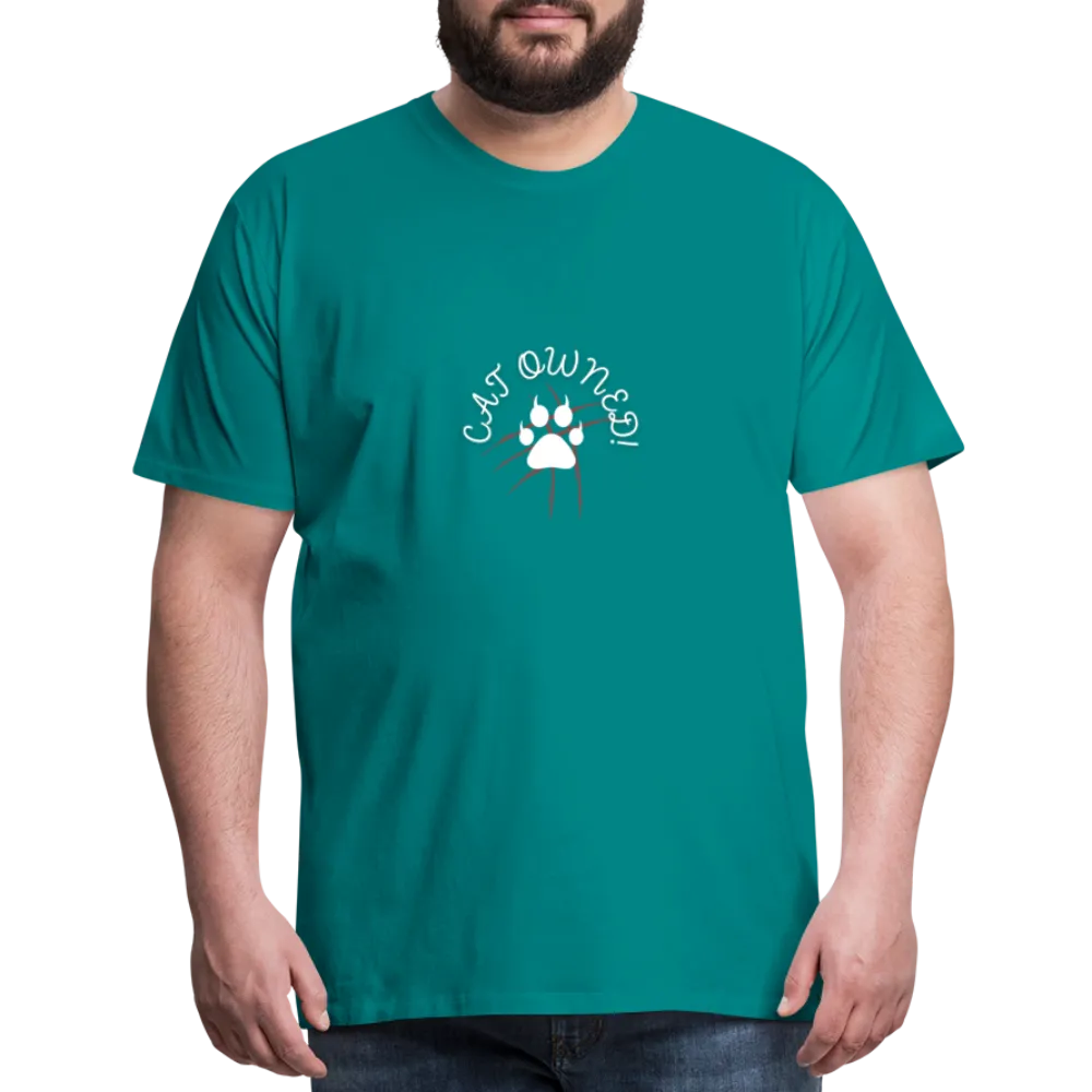 OWNED! Men's Premium T-Shirt (white print)