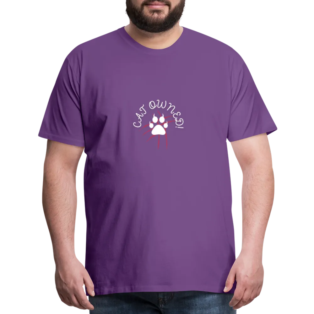 OWNED! Men's Premium T-Shirt (white print)