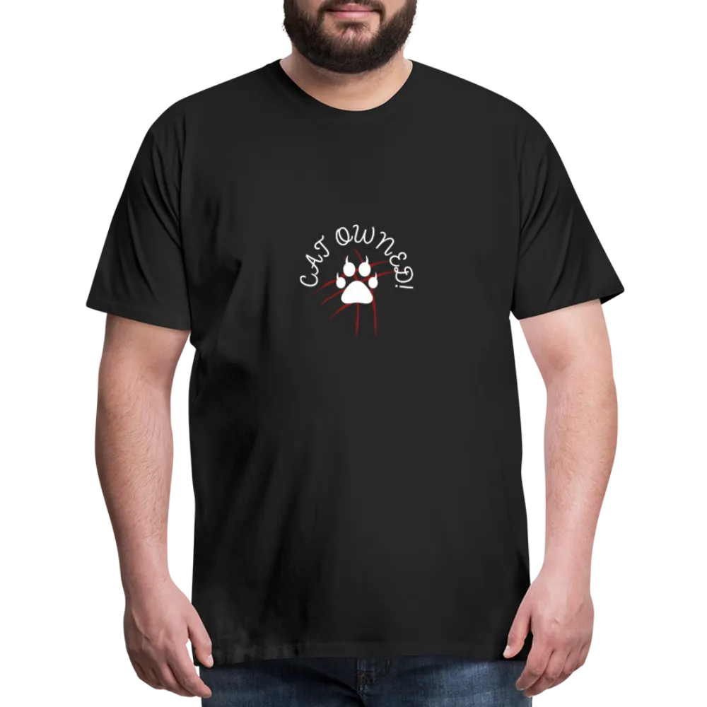 OWNED! Men's Premium T-Shirt (white print)