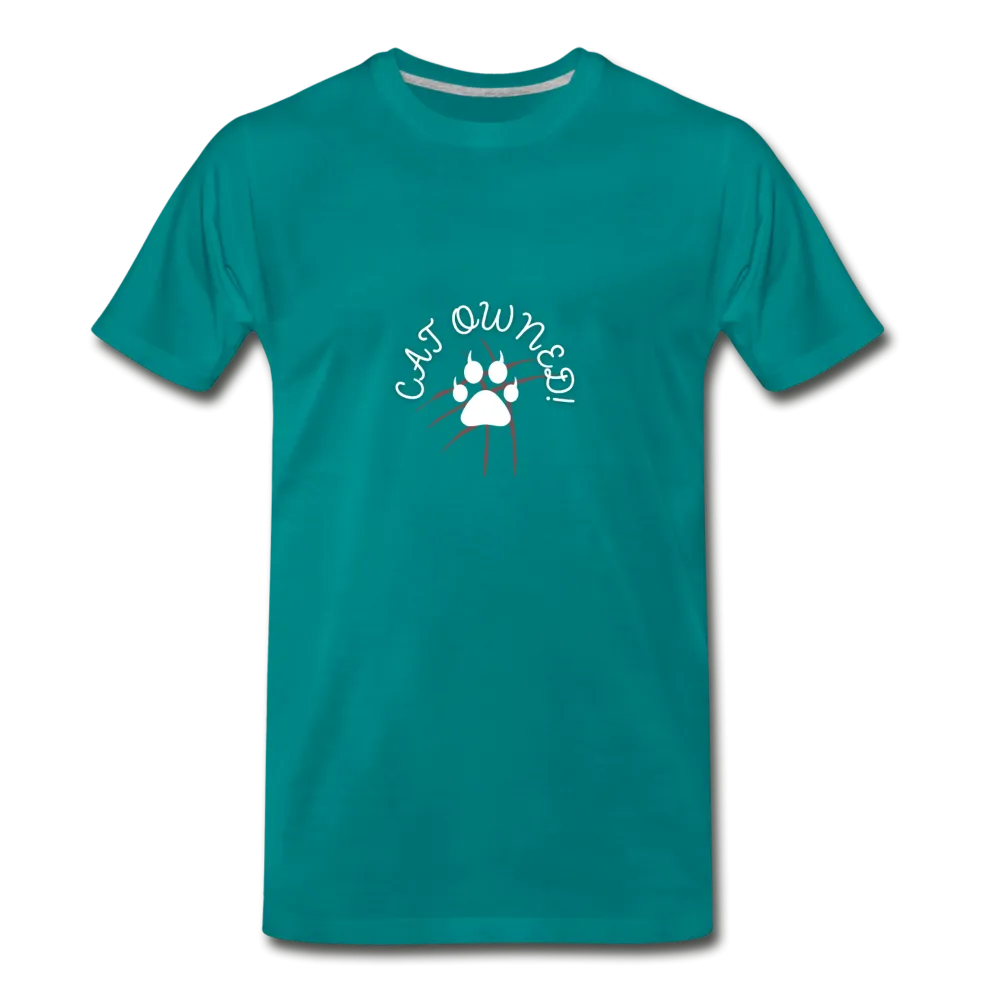 OWNED! Men's Premium T-Shirt (white print)