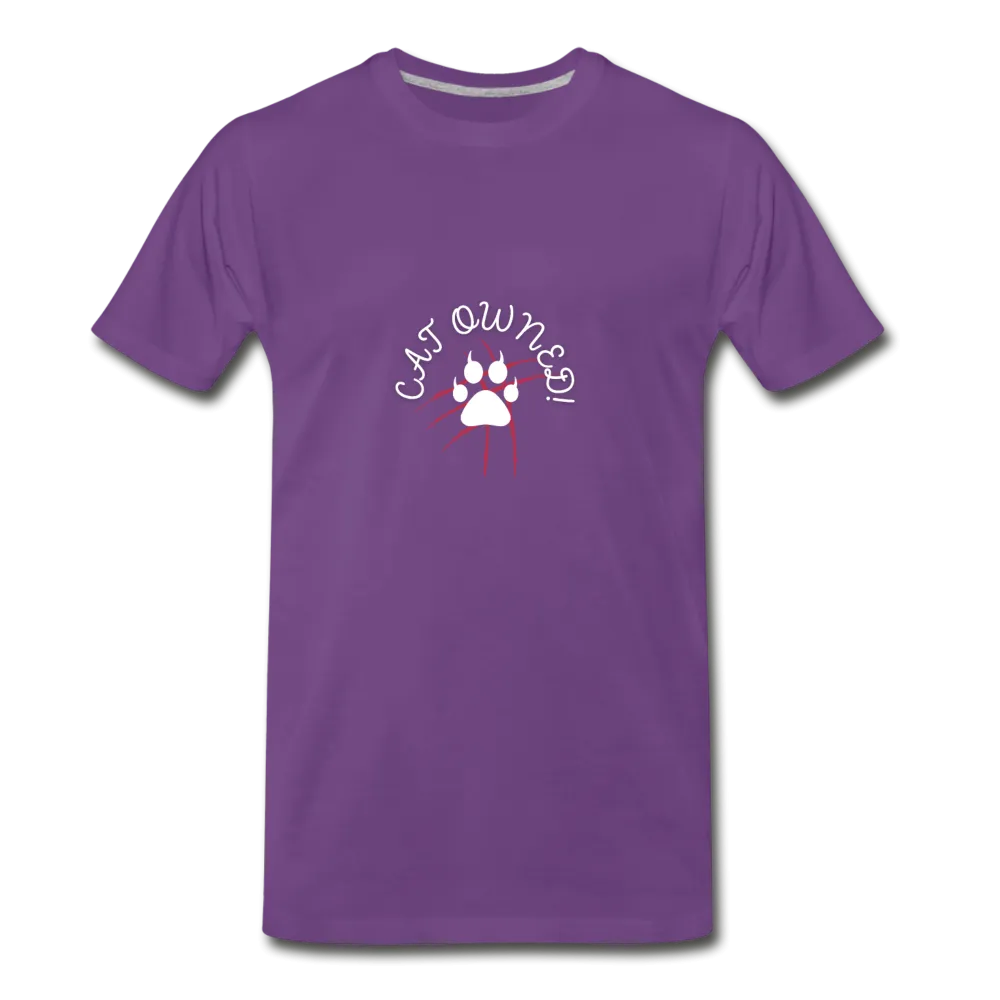 OWNED! Men's Premium T-Shirt (white print)