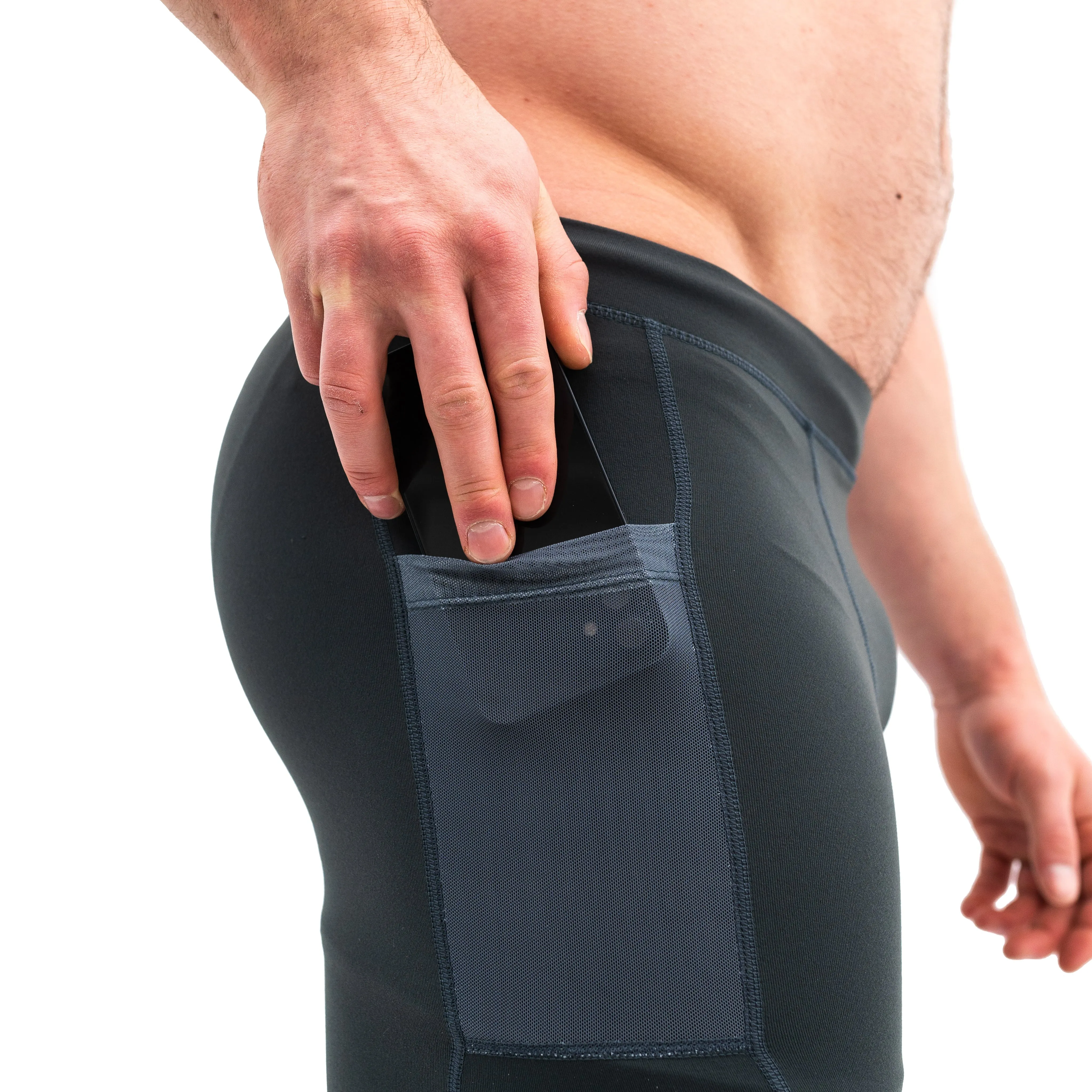 Ox Men's Compression Pants - Chromium