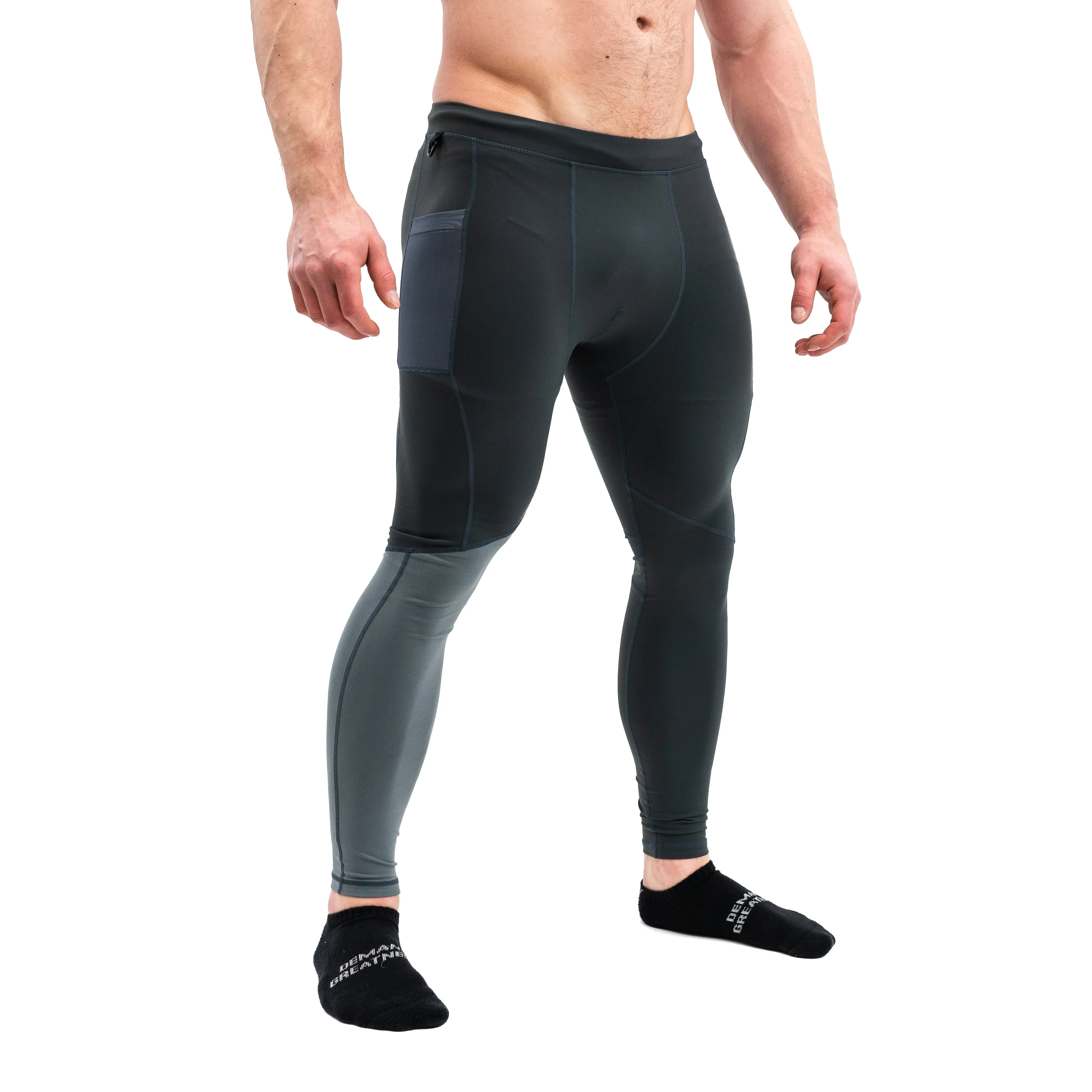 Ox Men's Compression Pants - Chromium