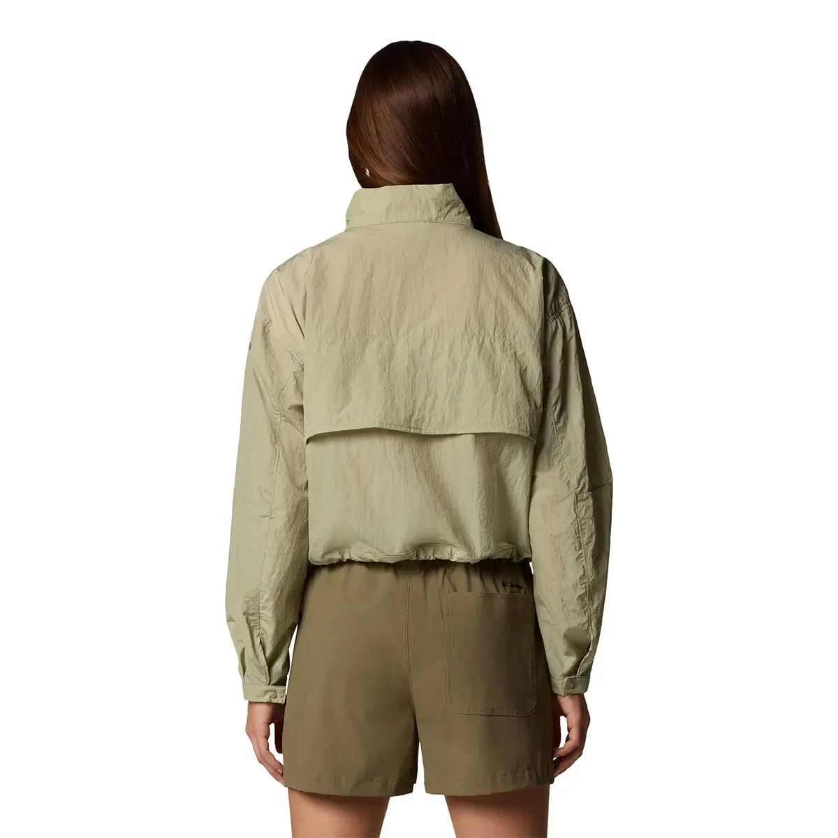Paracutie™ Cropped Cargo Windbreaker - Safari
