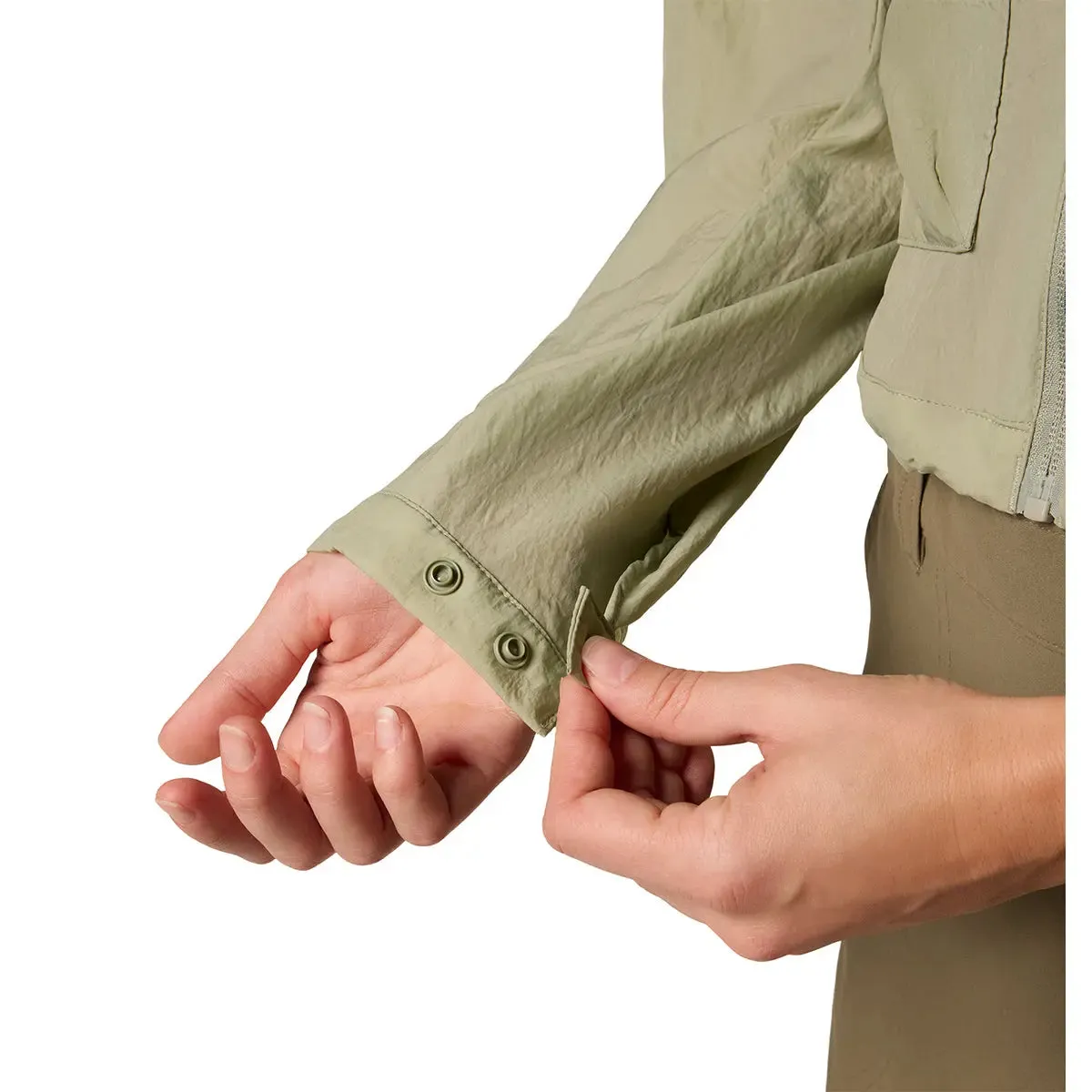 Paracutie™ Cropped Cargo Windbreaker - Safari