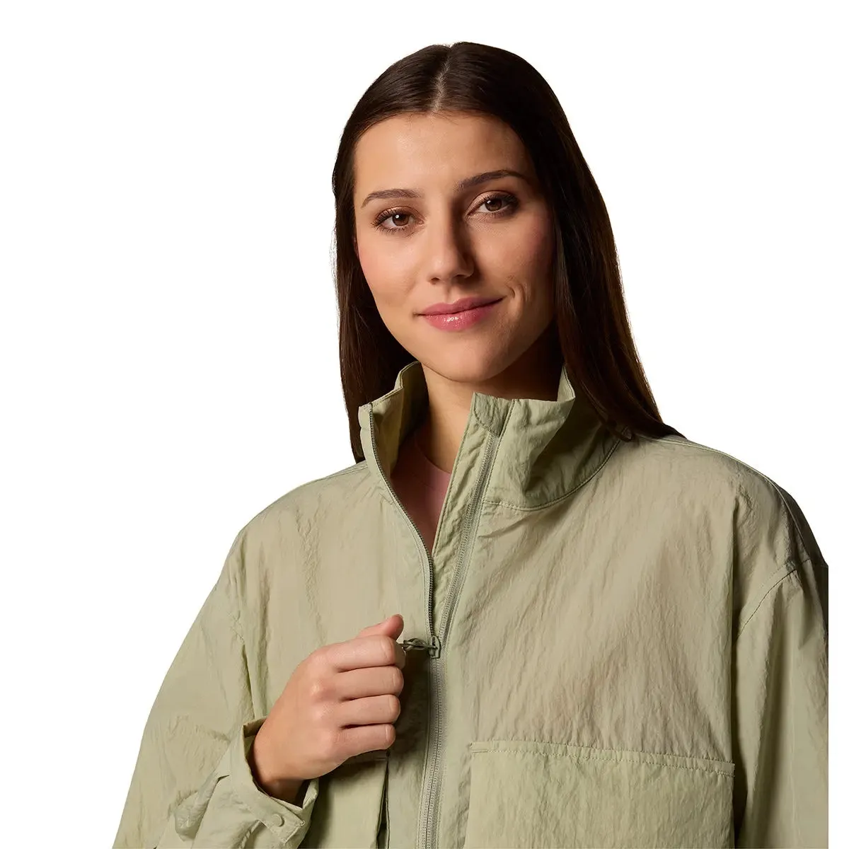 Paracutie™ Cropped Cargo Windbreaker - Safari