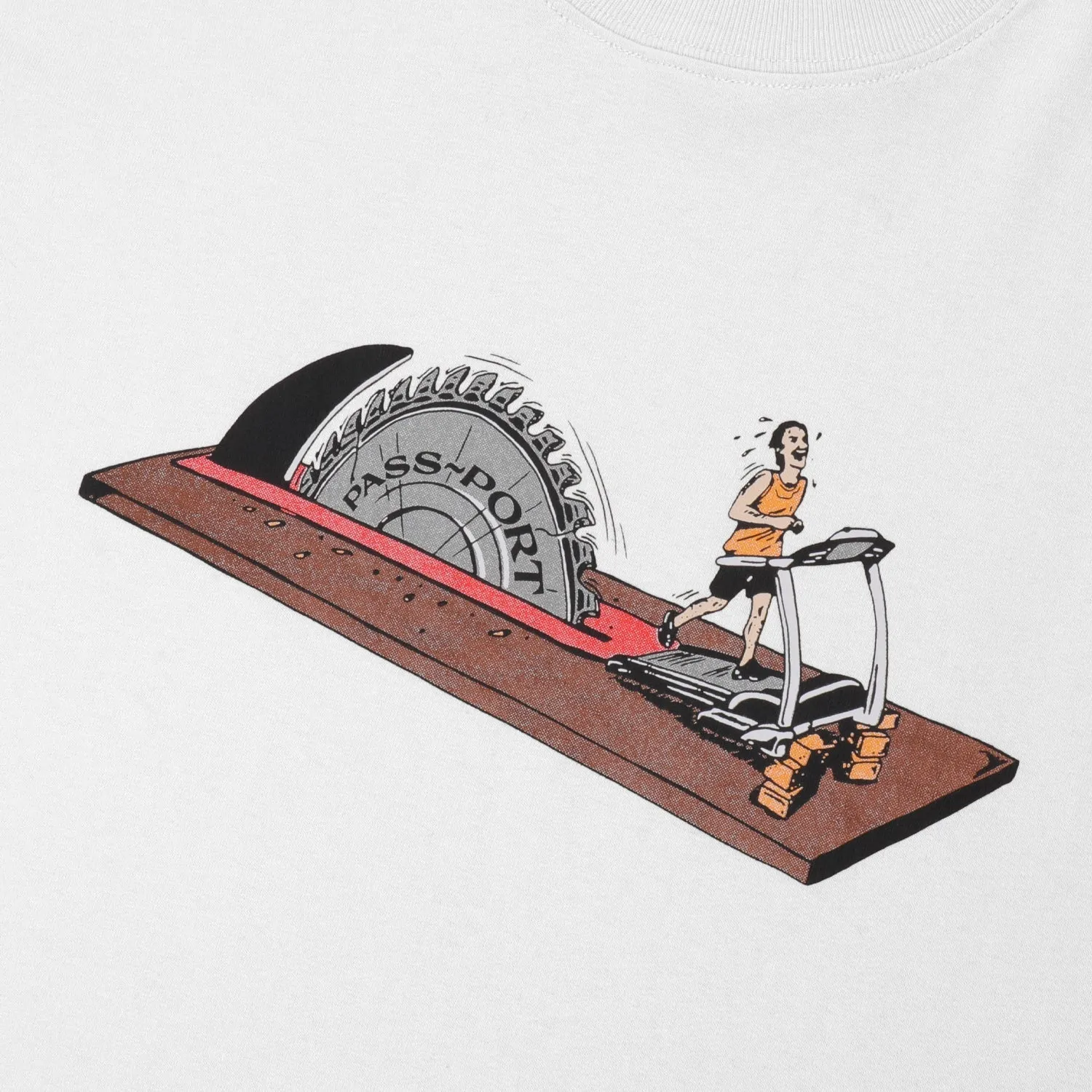 Pass~Port Keep Running Tee-White