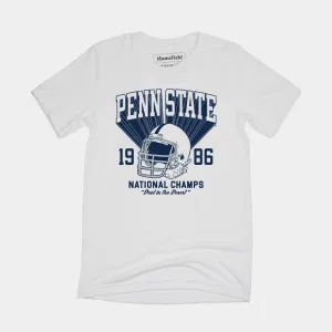 Penn State 1986 National Champs Tee