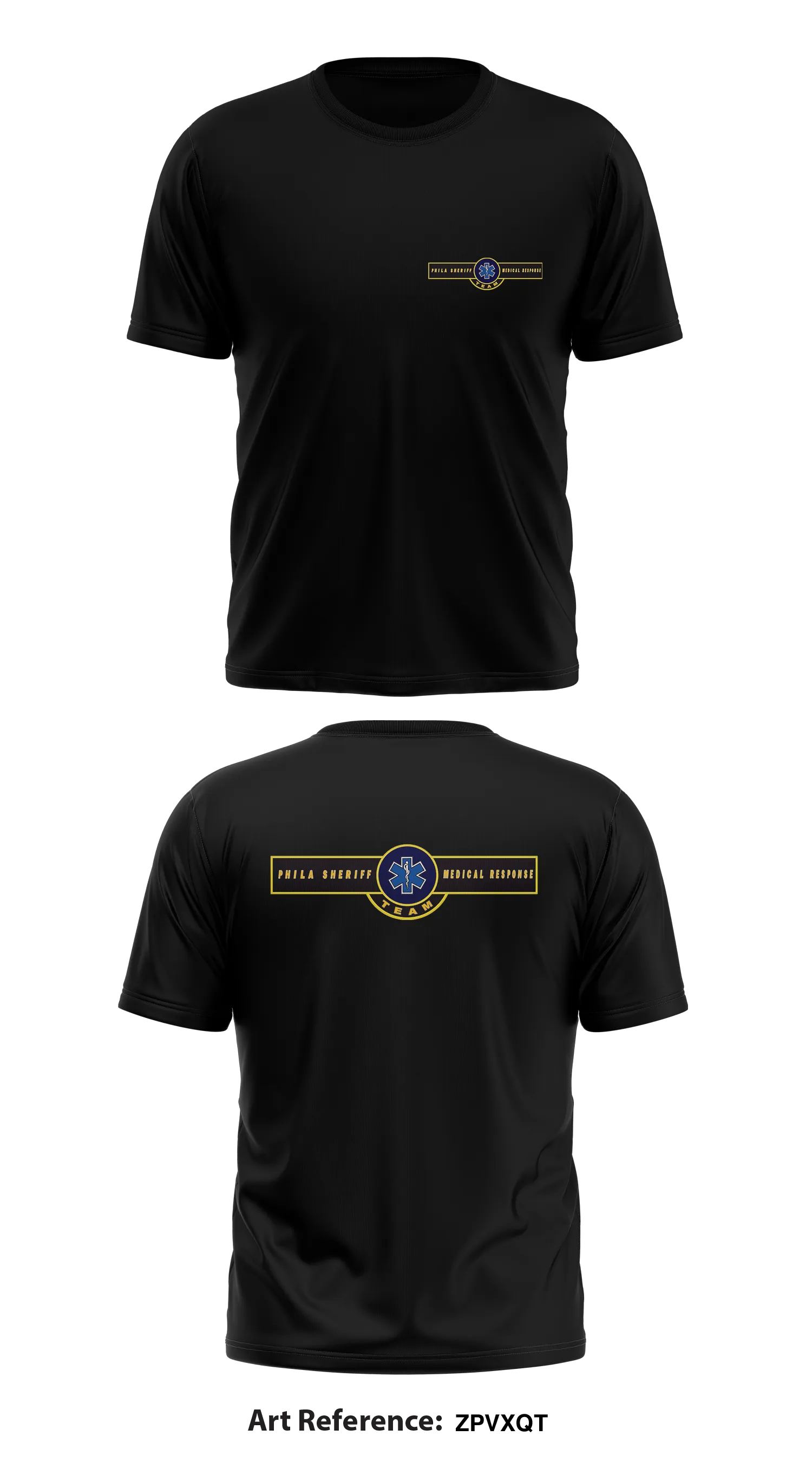 Philadelphia Sheriff's Office Medical Response Team Store 1 Core Men's SS Performance Tee - zPVxqT