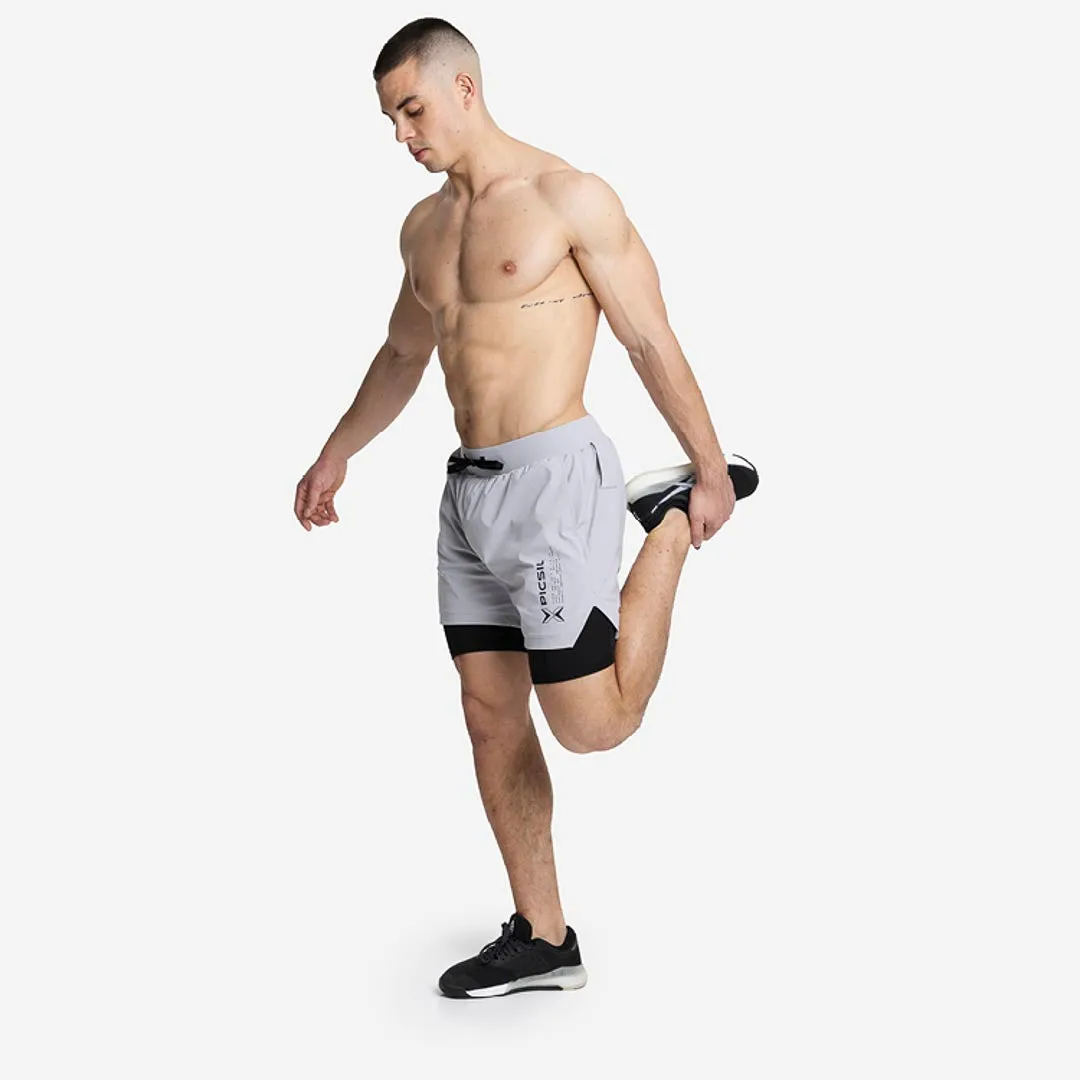 Picsil Compression Shorts Fog