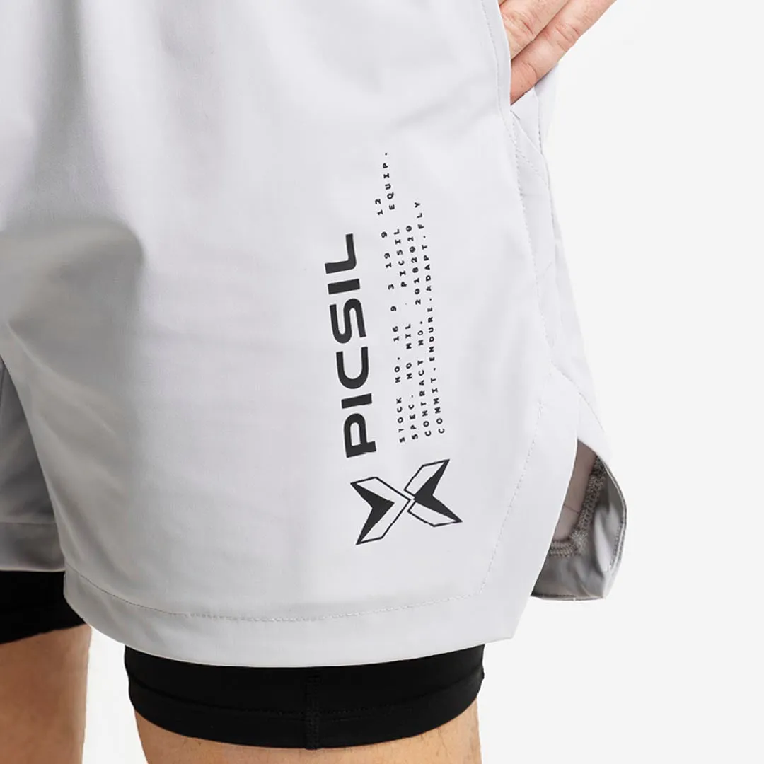 Picsil Compression Shorts Fog