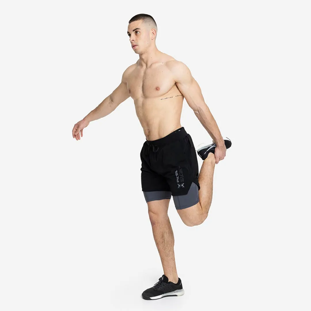 Picsil Compression Shorts Moonless