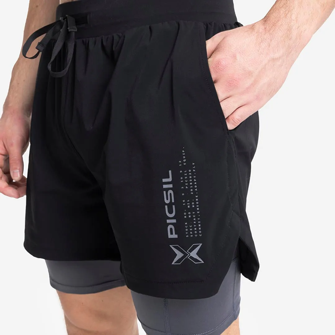 Picsil Compression Shorts Moonless
