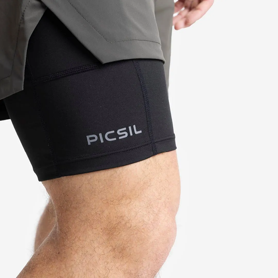 Picsil Compression Shorts Moss
