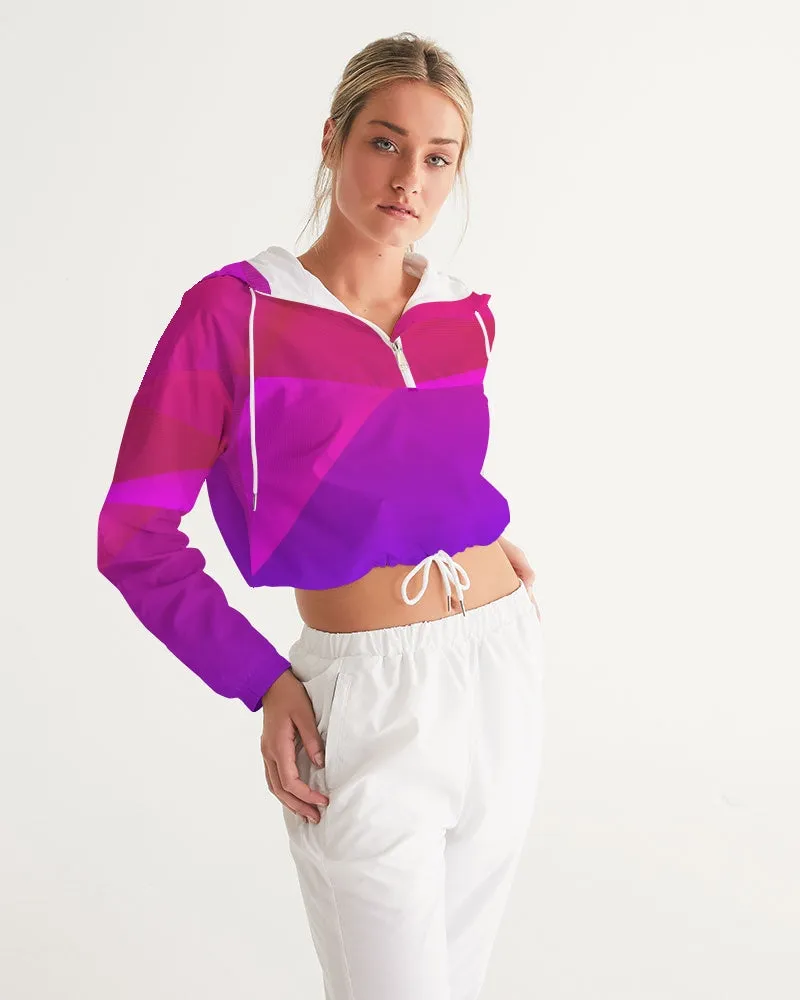 Pinky Women's Cropped Windbreaker