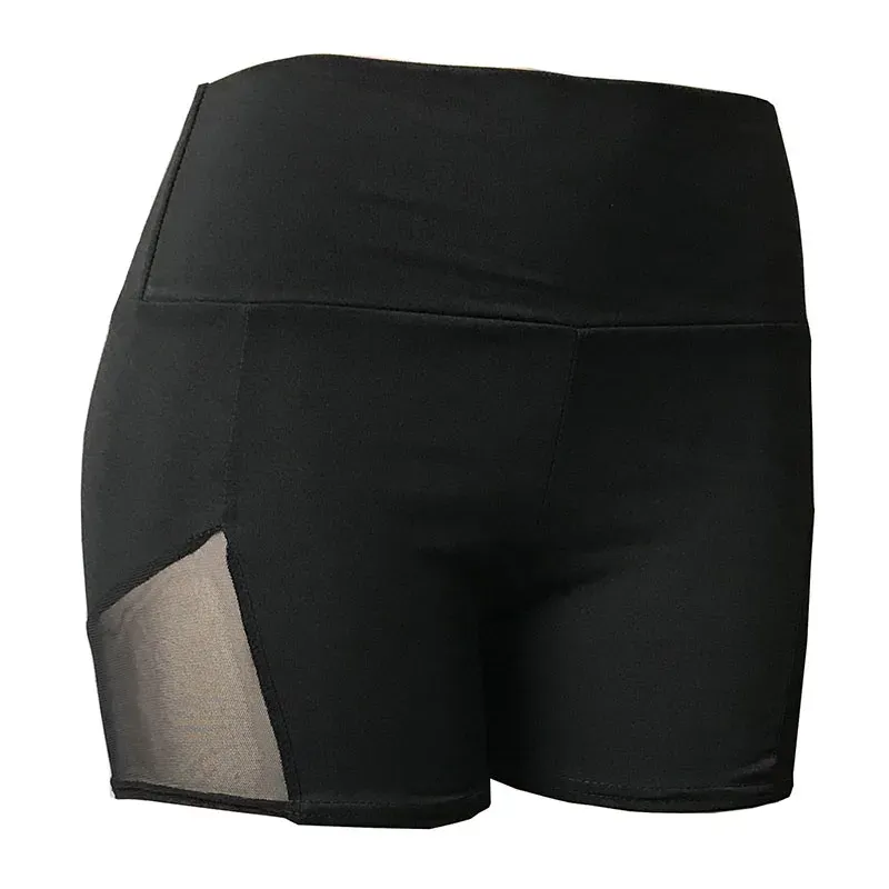 Pip High-Waist Mesh Panel Compression Shorts