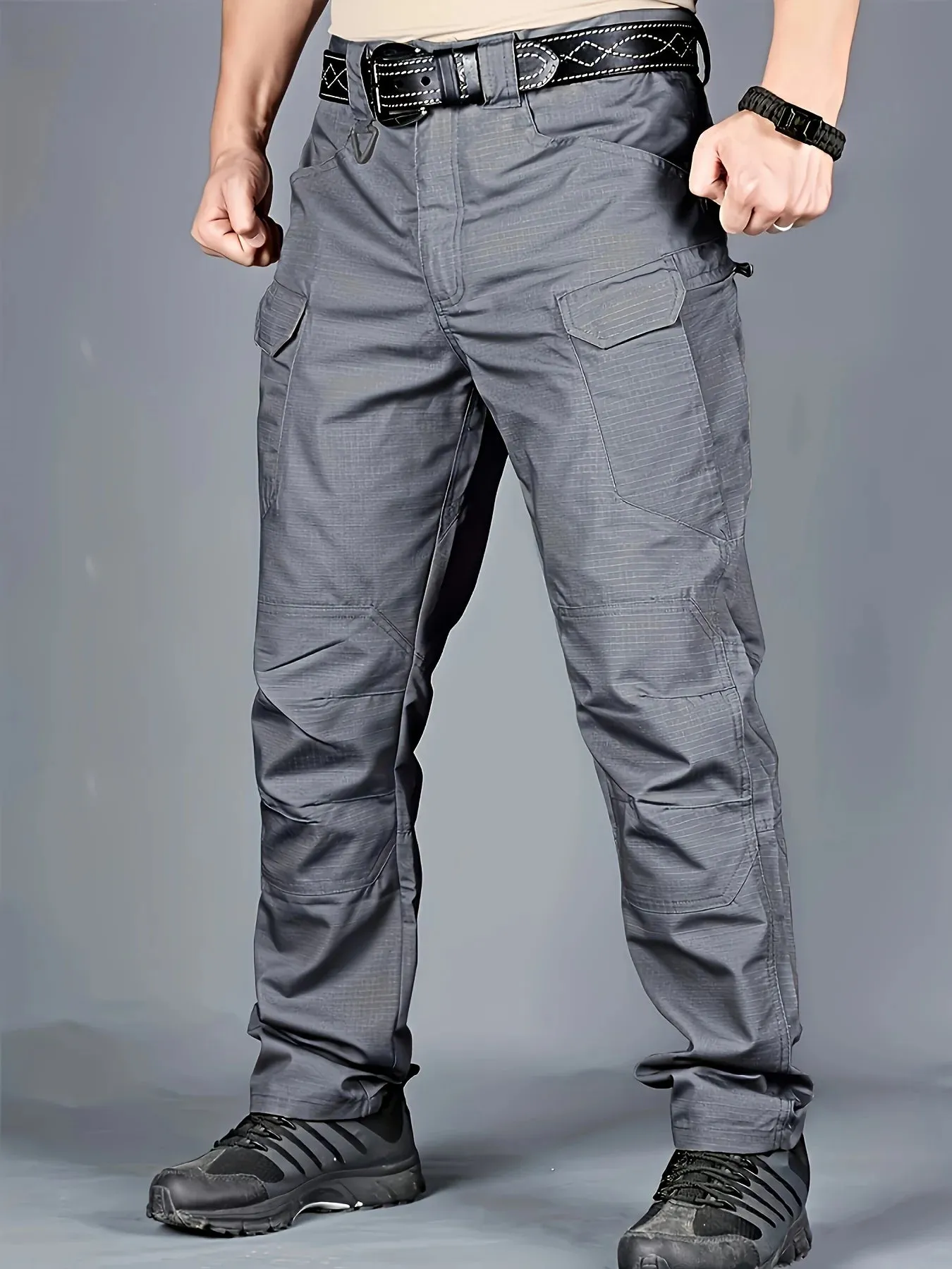 Plus Size Herren Thin Cargo Pants - Stilvoll und Funktional