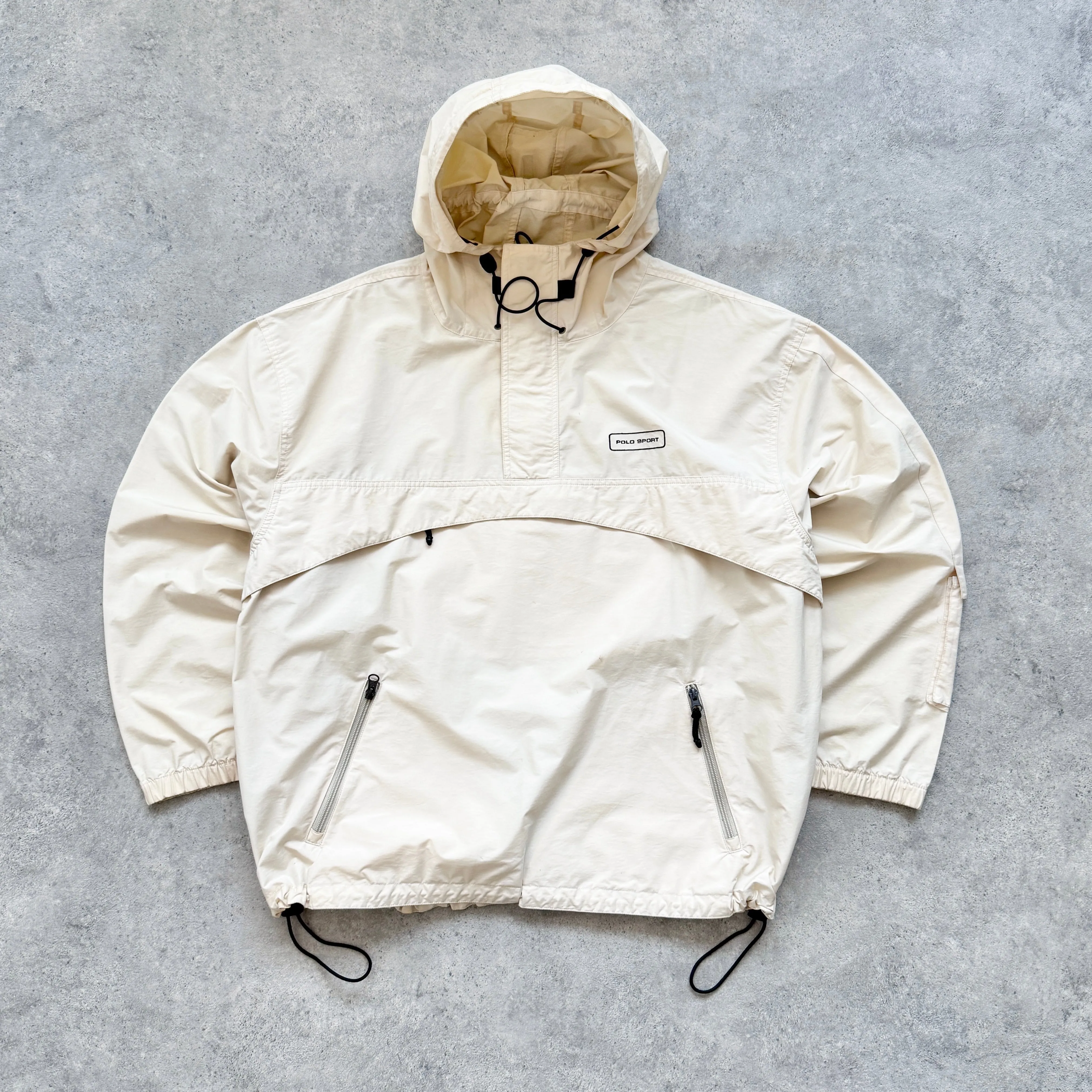 Polo Sport Ralph Lauren 1990s 1/4 zip technical shell jacket (XL)